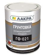ЛАКРА Грунт ГФ-021 Серый 2,5кг. Л-С